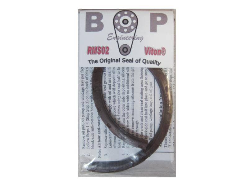 BOP Pontiac 3.25" Main SINGLE LIP Viton 2pc Rear Main Seal (421, 428, 455) BOP-RMS02