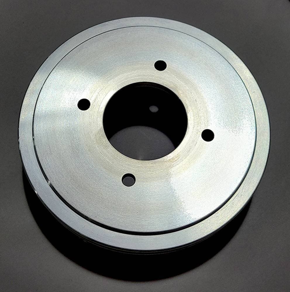 Pontiac 2-Groove 1968-70 Crank Pulley- Billet Finish