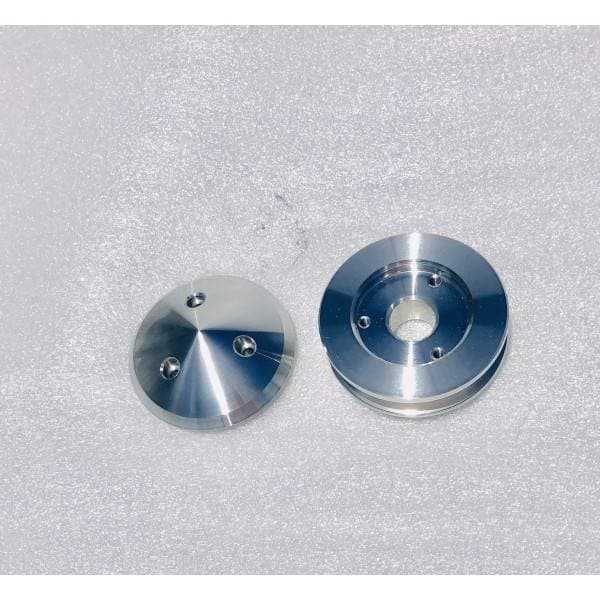 Pontiac Single Groove Alt Pulley w/ Cap- Polished