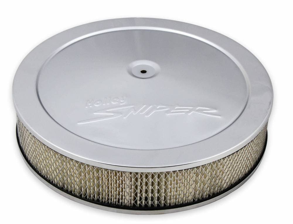 Sniper EFI Air Cleaner Kit with Drop Base- Chrome, 4"