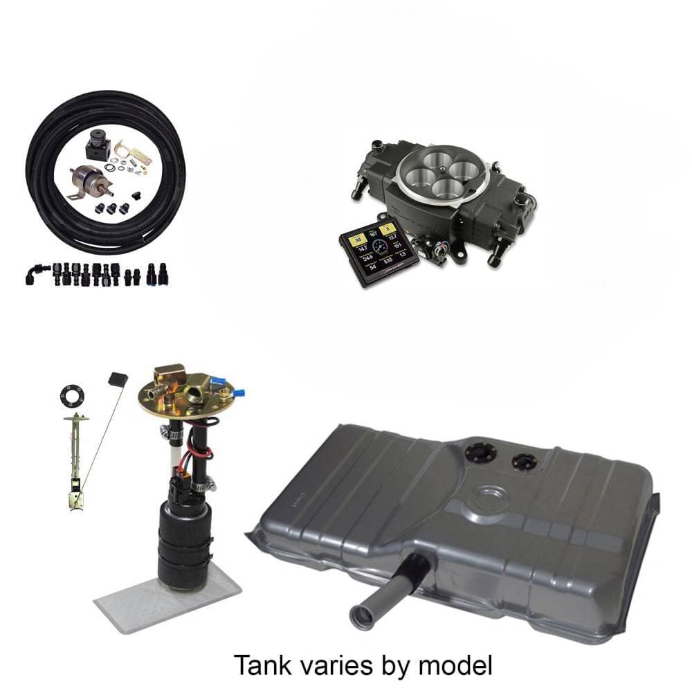 Butler Performance Complete EFI Solution Kit w/ HOLLEY SNIPER System Choice, EFI Ready Fuel Tank w/Complete In-Tank Fuel System