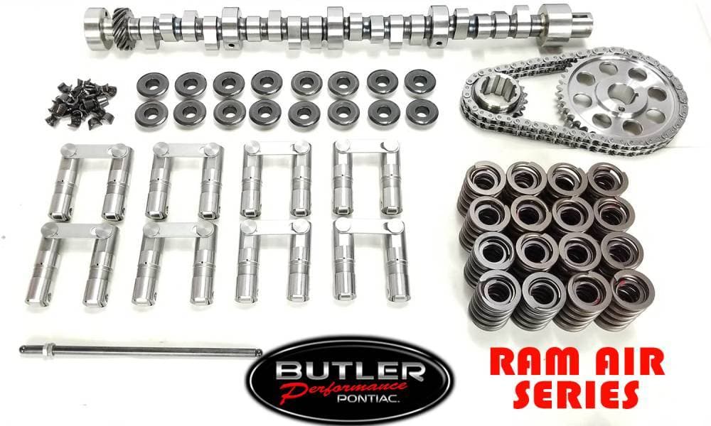 Butler Exclusive Pontiac Ram Air III "744" Hydraulic Roller Retrofit Camshaft Master Kit, 279/291 224/236, .450/.450 HR115