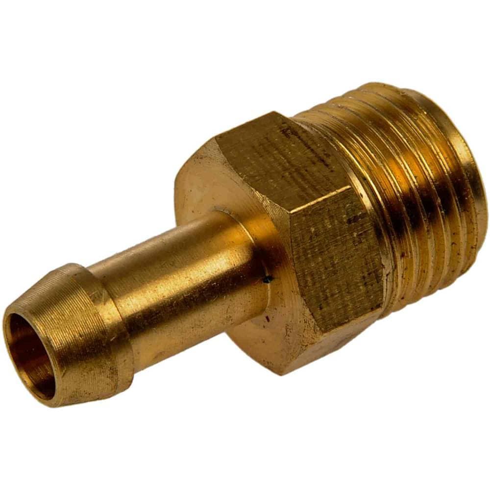 5/8-18 inverted flare to 3/8 hose barb. For Pontiac Quadrajet