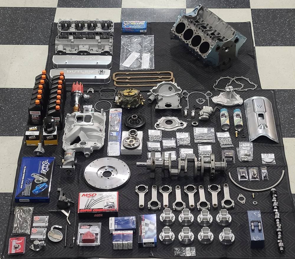 Crate Engine Builder Kit by Butler, 406-412 cu. in. Ready to Assemble