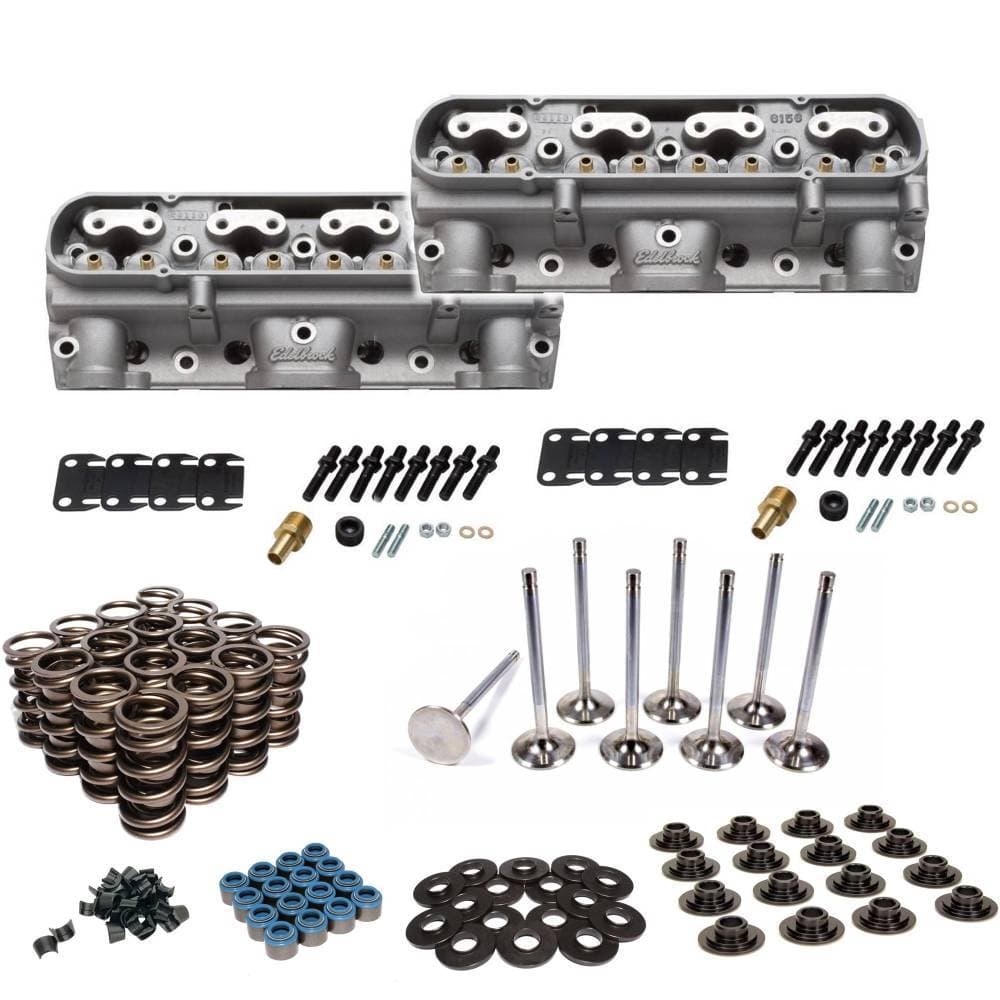 Aluminum 87cc D-Port Head Builder Kit, with Edelbrock Castings