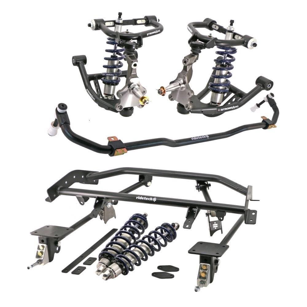 Ridetech Complete Coil-Over System, Pin Spindle, for 1967-1969 Firebird 1st Gen F-Body, HQ Adjustable Shock