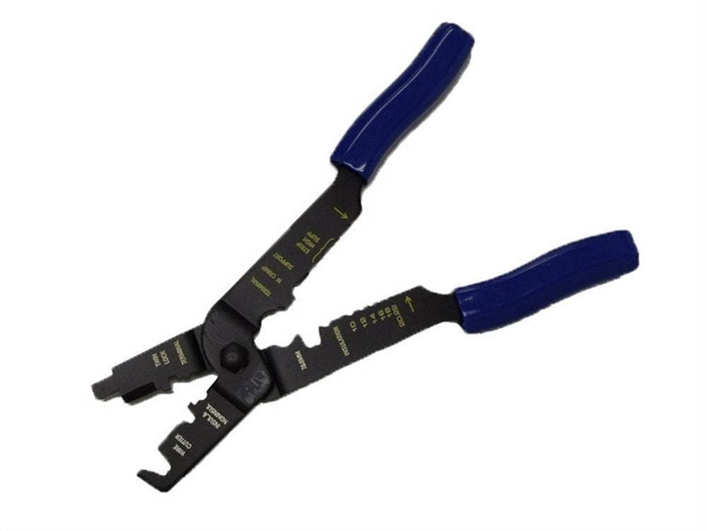 Wire Crimping Tool, Steel Frame, Insulated Handles, 7-8 mm Spark Plug Wires, Each