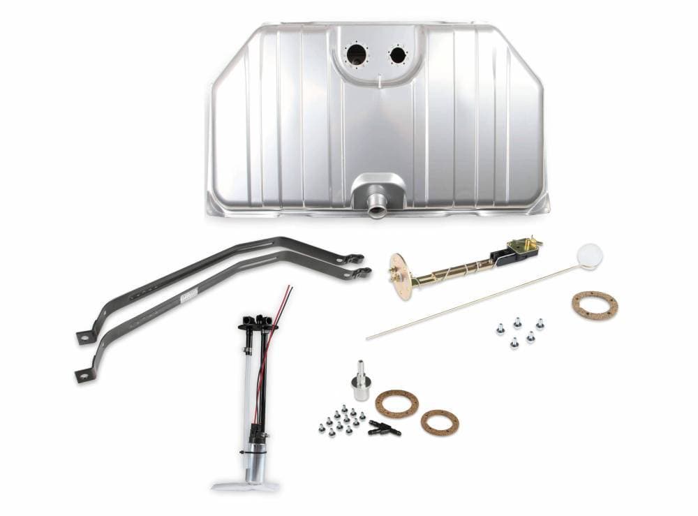1970-73 Pontiac Firebird, NOTCHED CORNER, SNIPER EFI FUEL TANK SYSTEM 255 LPH, Coated Steel, EFI, Gas