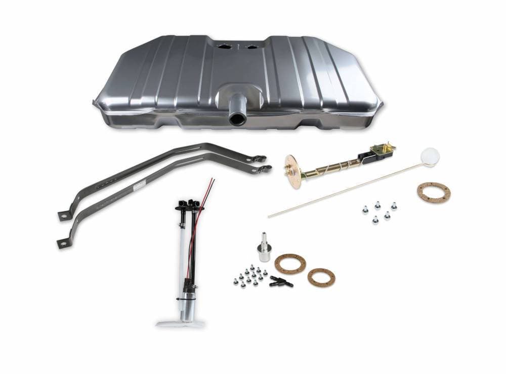 1969 Pontiac Firebird, NOTCHED CORNER, SNIPER EFI FUEL TANK SYSTEM 255 LPH, Coated Steel, EFI, Gas