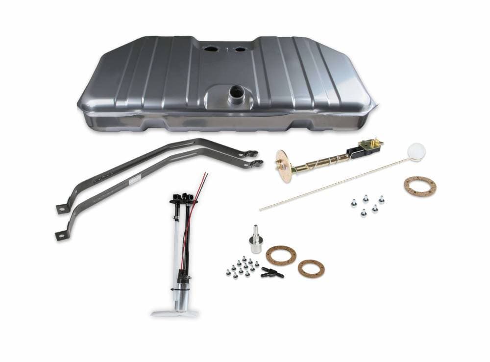 1967-68 Pontiac Firebird, NOTCHED CORNER, SNIPER EFI FUEL TANK SYSTEM 255 LPH, Coated Steel, EFI, Gas
