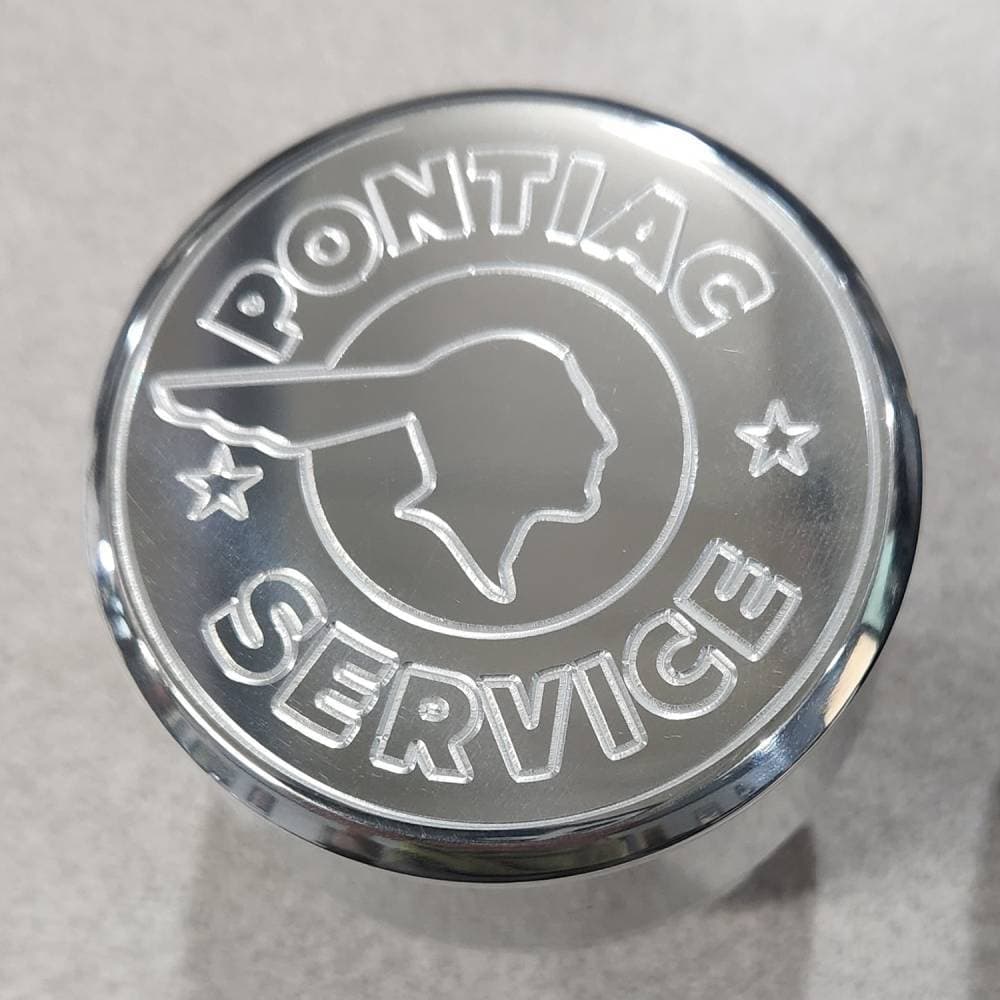 Pontiac Service Custom CNC Polished Aluminum Push-In Breather 