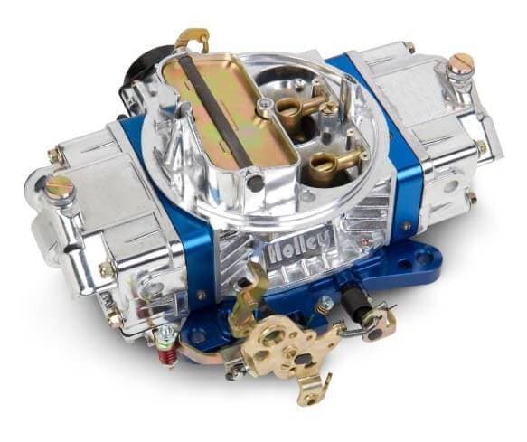 Holley 850 CFM Ultra Double Pump Holley Carb - Polished/Blue Finish HLY-0-76850BL