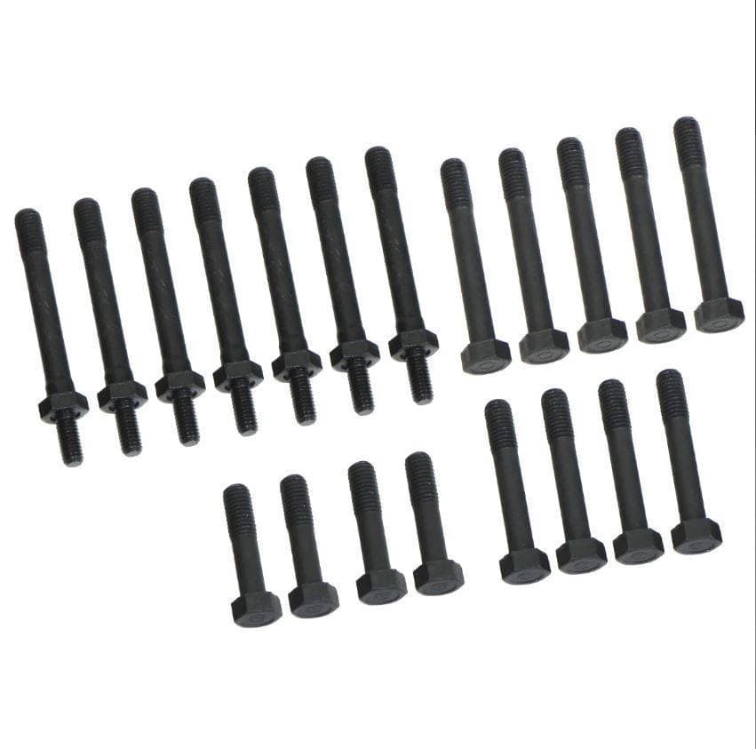 Pontiac D-PORT Stock Replacement Head Bolt Kit With Accessory Studs, 64&66 (May not work on 1965 Heads)