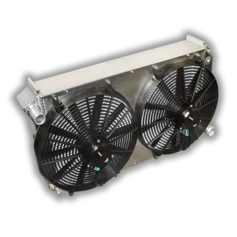 1970 – 1981 Firebird Trans AM 1000 Horsepower Cooling Power Radiator – Dual 13″ HP Fans – Aluminum Shroud