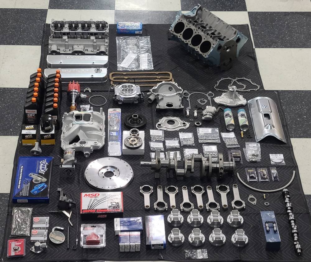Cast Iron IAII Builder Kit by Butler, 600-700hp, Pump Gas 505-541 cu. in. Ready to Assemble