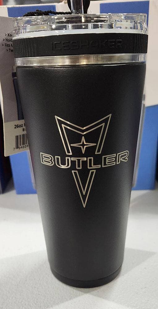 Butler Pontiac Logo 26oz Iceshaker Flex Bottle, Black, No Handle