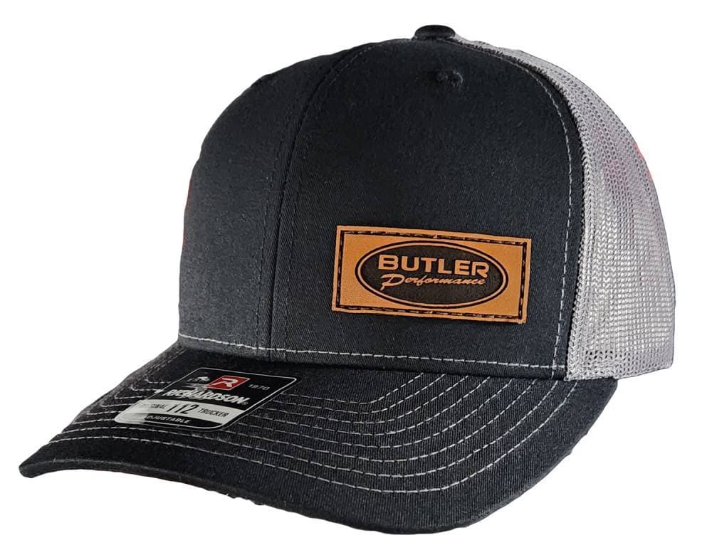 Pontiac Small BP Patch Hat, Black/Charcoal, Adjustable, RCH112-BP-SM-SQ-BLACK/GREY