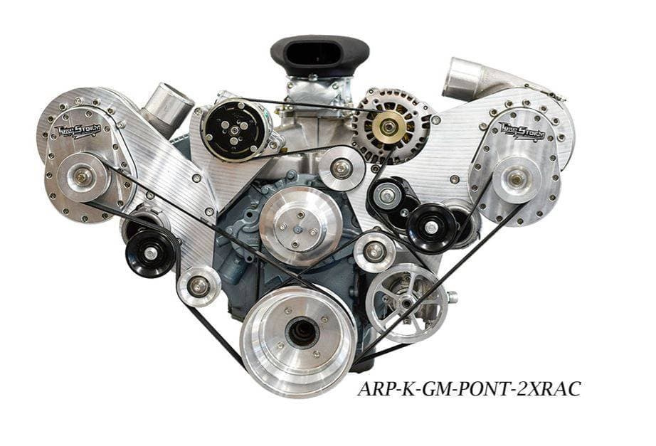 Torqstorm Pontiac V8 Twin Supercharger Kit w/AC