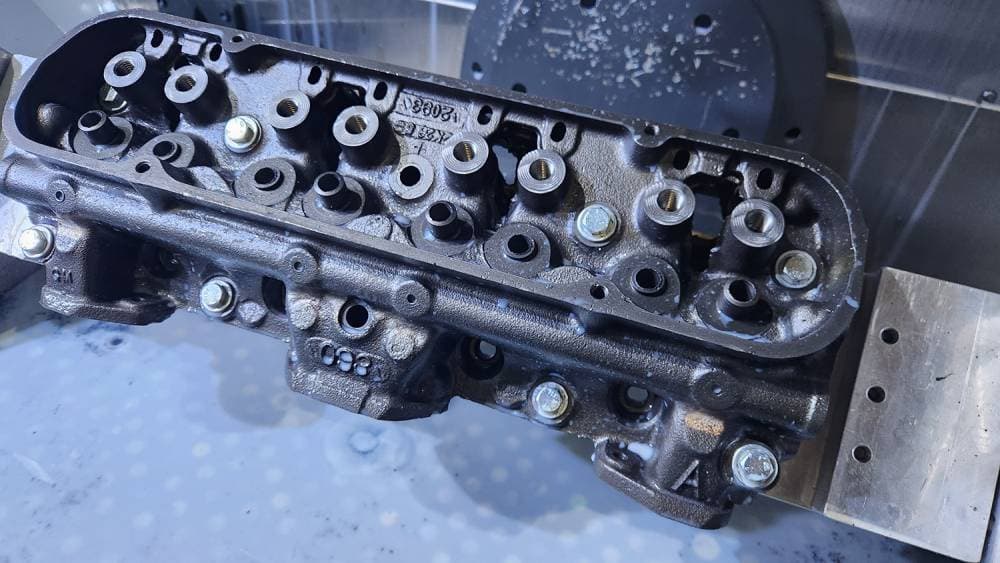 Press In Stud Conversion Service, to 7/16 Screw In Studs, Pontiac Cast Iron Heads, Set/2 1100H-STUD-CONV
