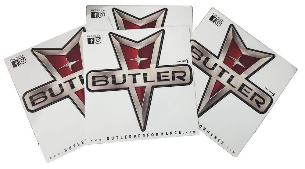 Butler Pontiac Die Cut Decal