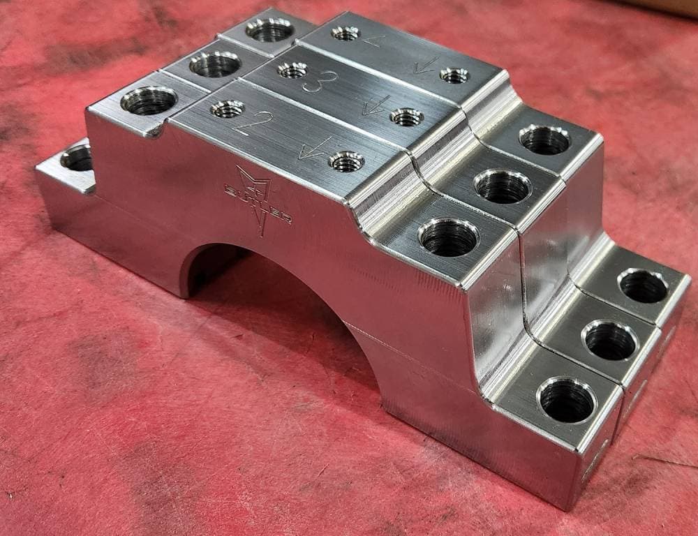 Butler Pontiac 350-389-400 Center Main Caps Billet Steel