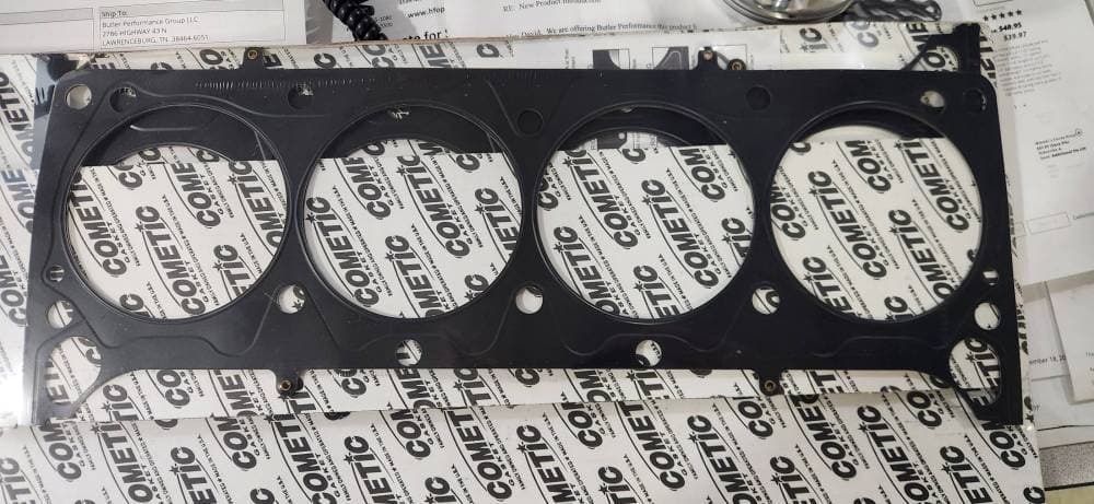 Pontiac Cometic MLS Head Gaskets 4.280" Round Bore .040" Thick - NO WATER HOLES