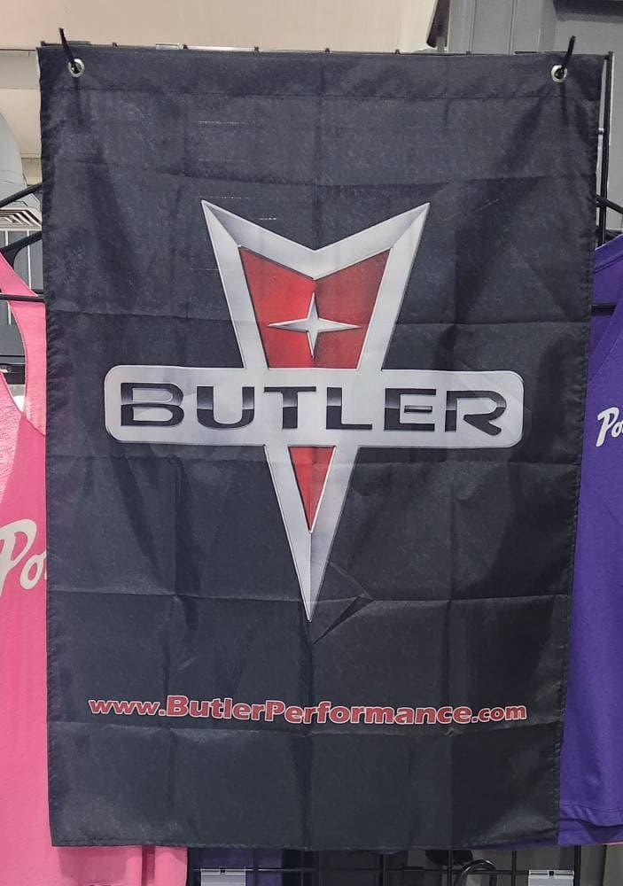 Butler Performance Logo Shop Flag, 2'x3'