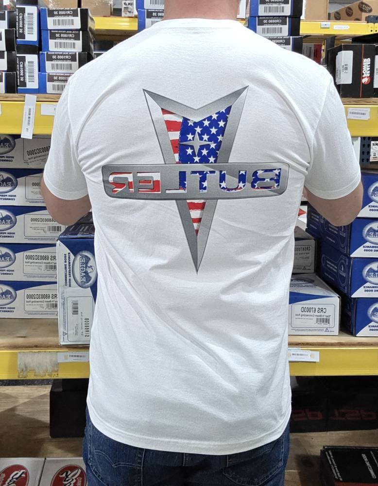 Butler Patriot Flag T-Shirt, Small-4XL