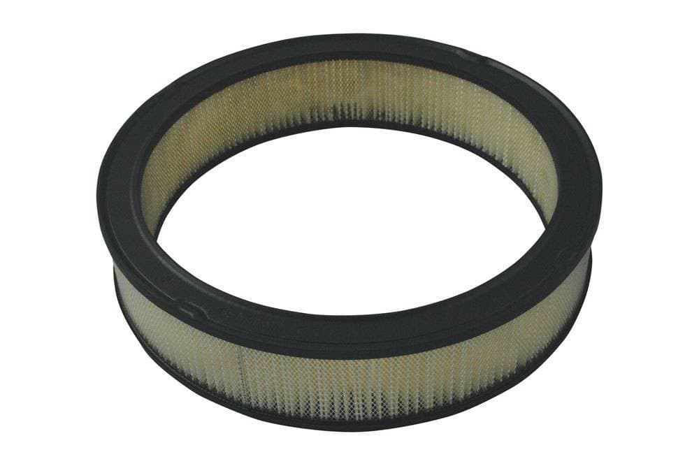 Air Filter Element, Round, 14 in Diameter, 3 in Tall, Paper, White, Universal, Each