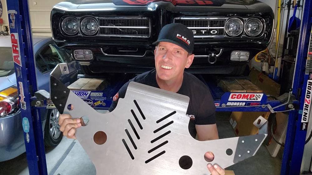 Fast Monty's Garage- Oil Pan Protection Plate for '64 through 72 GM A-Body's