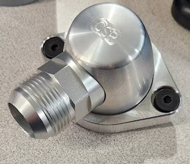 Pontiac 20 AN Hose Connect Swivel  Thermostat Housing