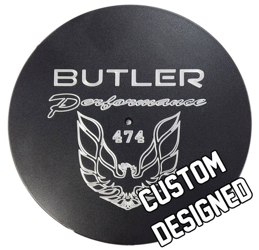 Butler Custom Milled Air Cleaner Lid, Choose Your Look, 14"