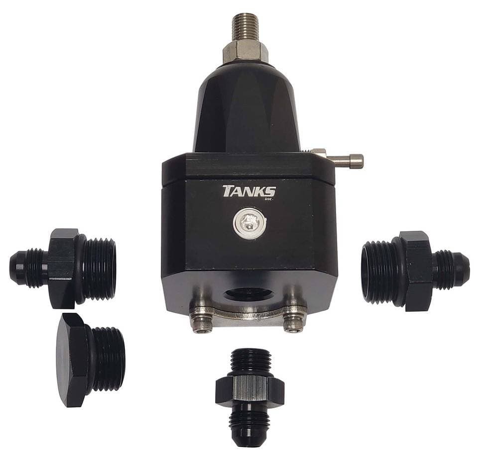EFI Adjustable Bypass Fuel Pressure Regulator Kit 35-90 psi
