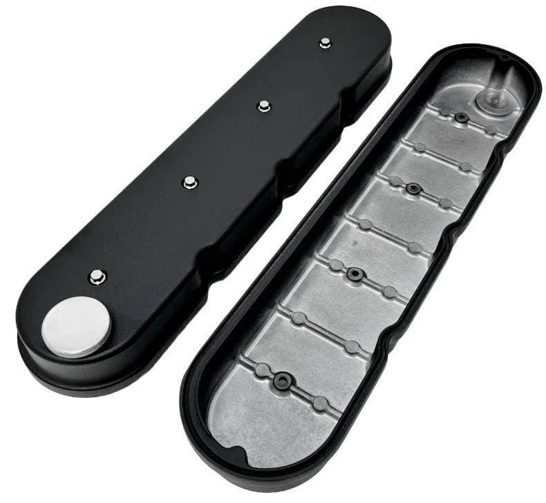Butler Performance C-Series CNC Engraved Late Model Pontiac/LS Aluminum Valve Covers, Choose Your Logo (Set) 