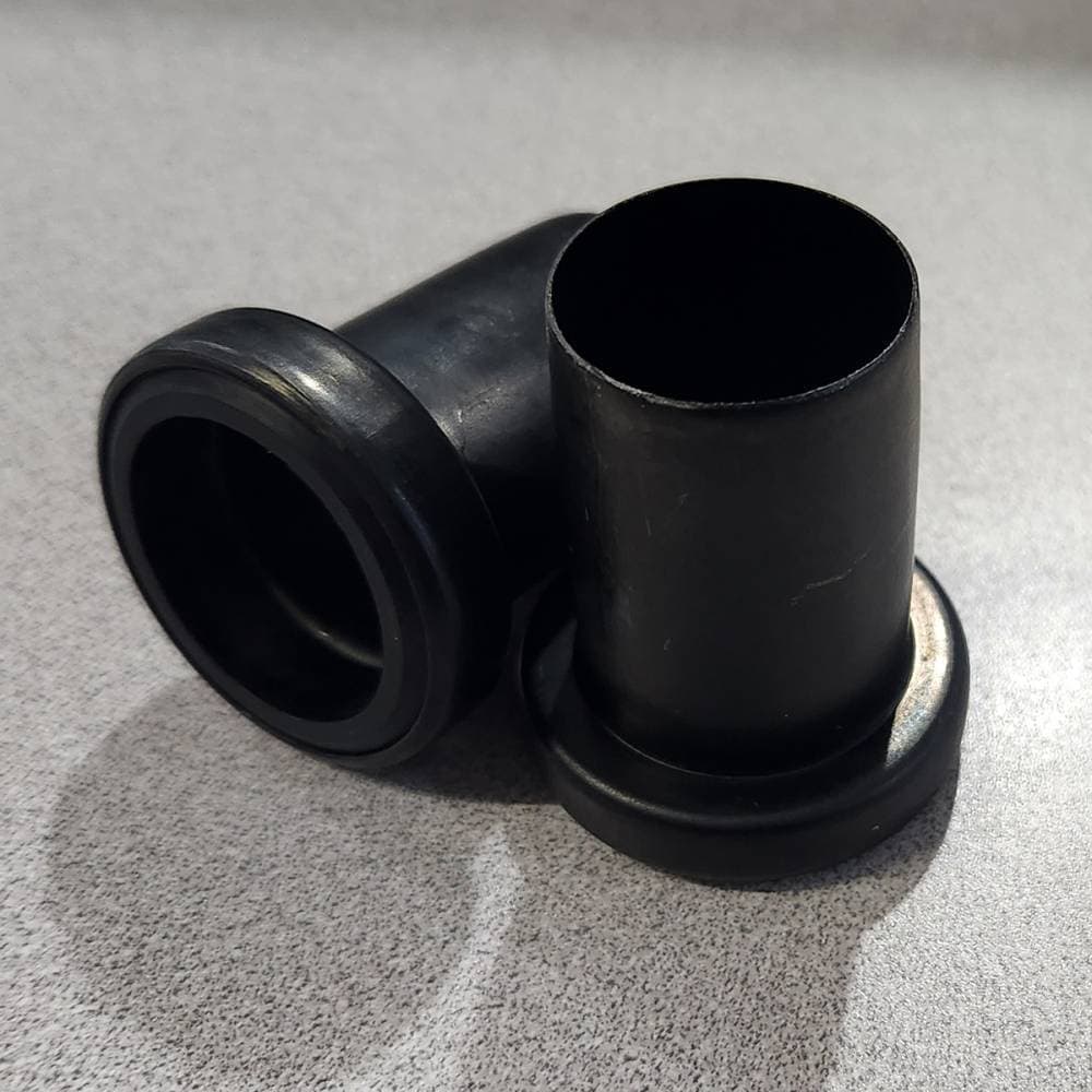 Butler Pontiac Timing Cover to Water Pump Steel Sleeves w/Rubber O-rings, 1969-'79  (1 pair)