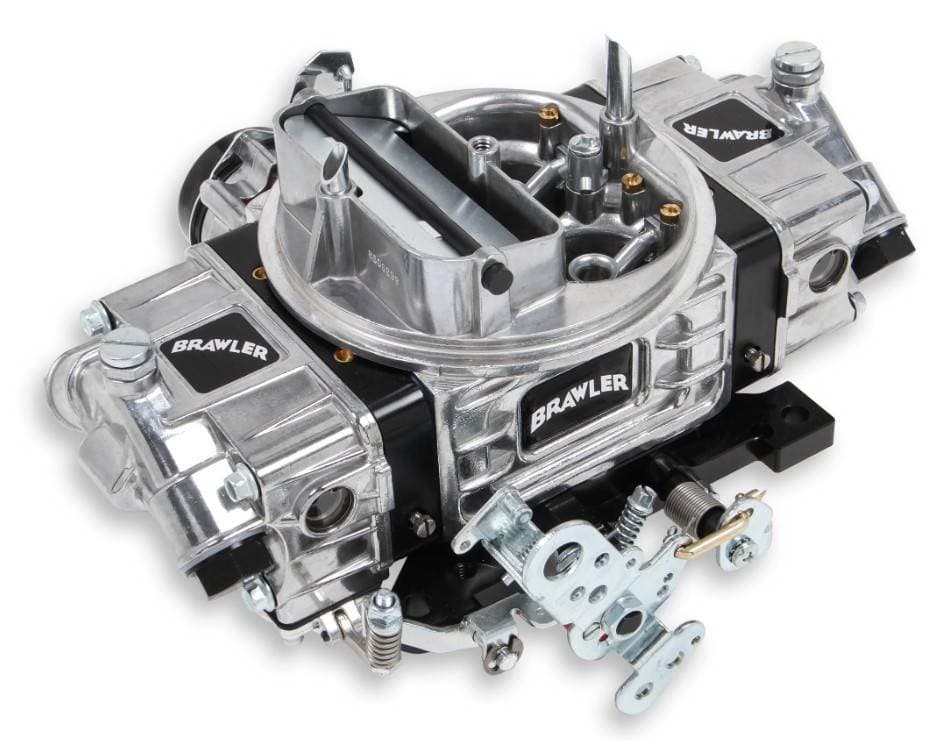 Holley BRAWLER 750 CFM MECH SEC STREET 750 CFM - 4150 - Mechanical Secondaries - Shiny - Gasoline