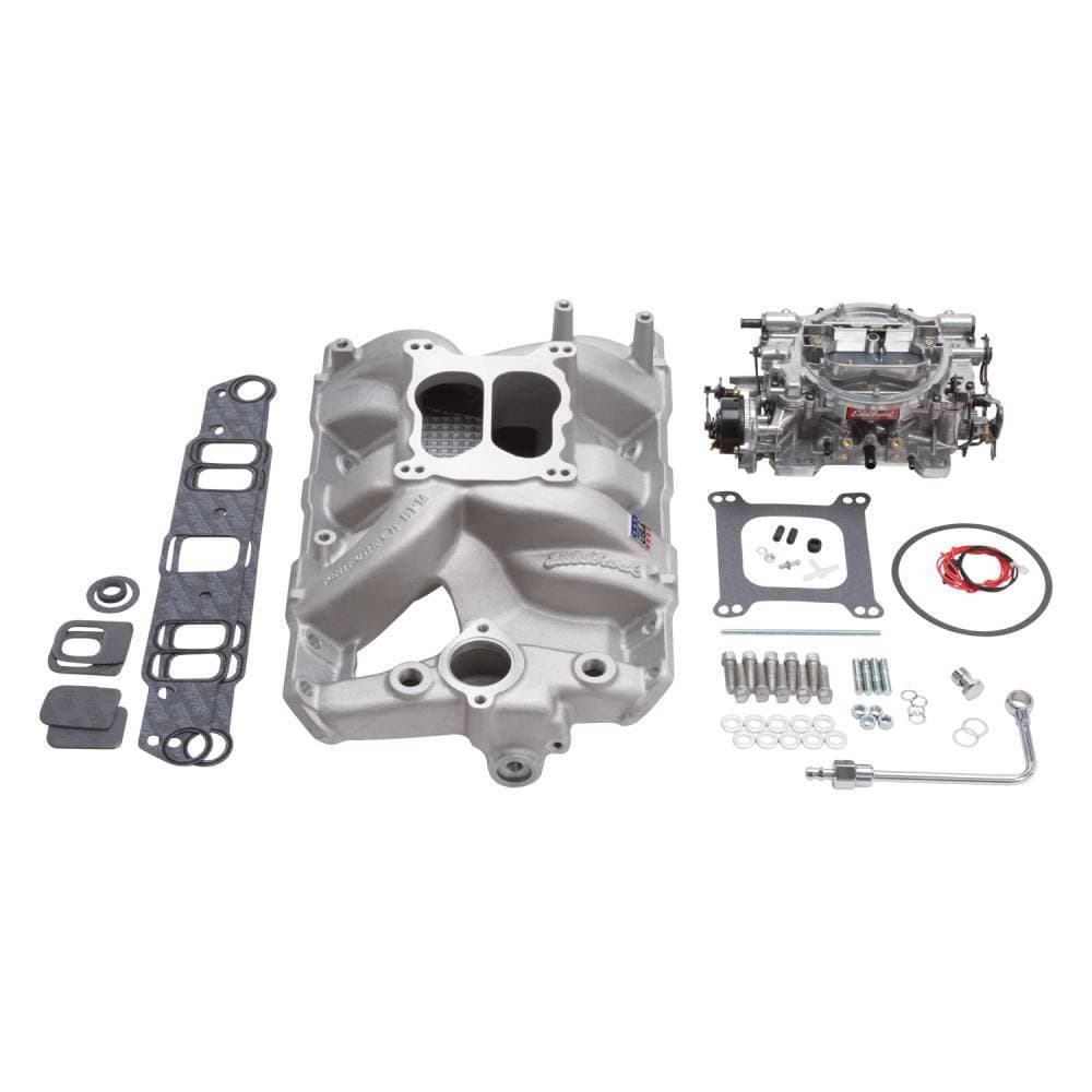 Single-Quad Manifold and carb Kit for 1965-79 Pontiac 389-455