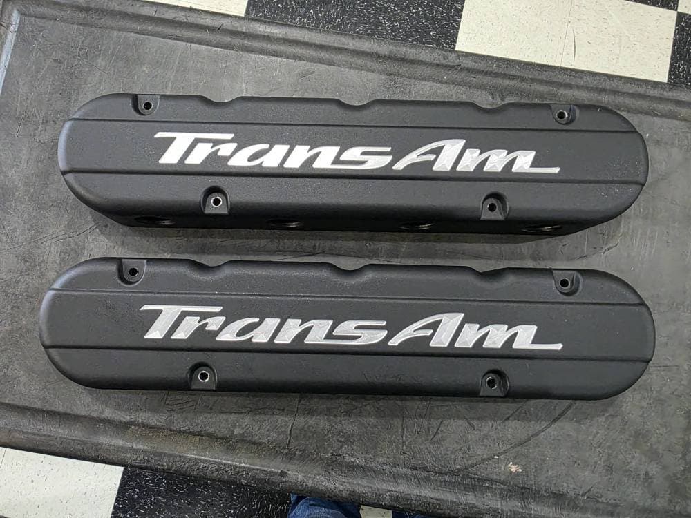  Black Aluminum Valve Covers/Coil Covers Late Model Pontiac/LS
