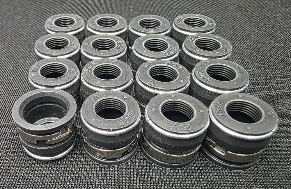 Butler .500 X 11/32 Positive Locking Valve Stem Seals, Set/16