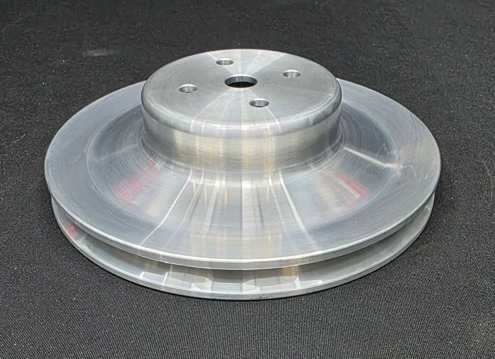 Pontiac Single Groove Water Pump Pulley-1964-1967, Billet