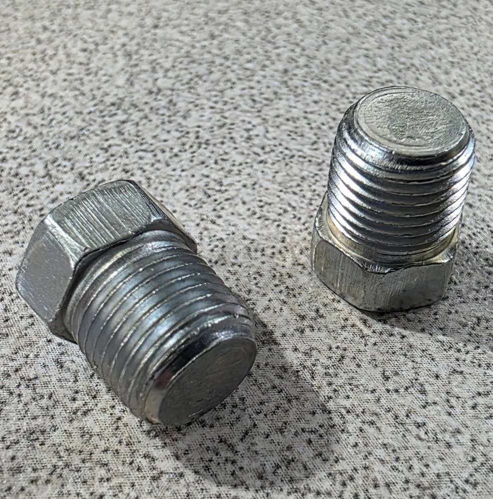 1/8" Steel Block Drain Plug (std size for Pontiac blocks), 7/16 Hex Head, Each