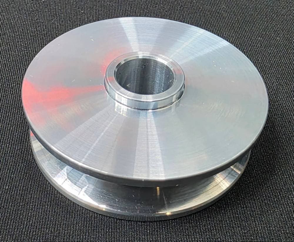 Pontiac Single Groove Alternator Pulley- Billet Finish