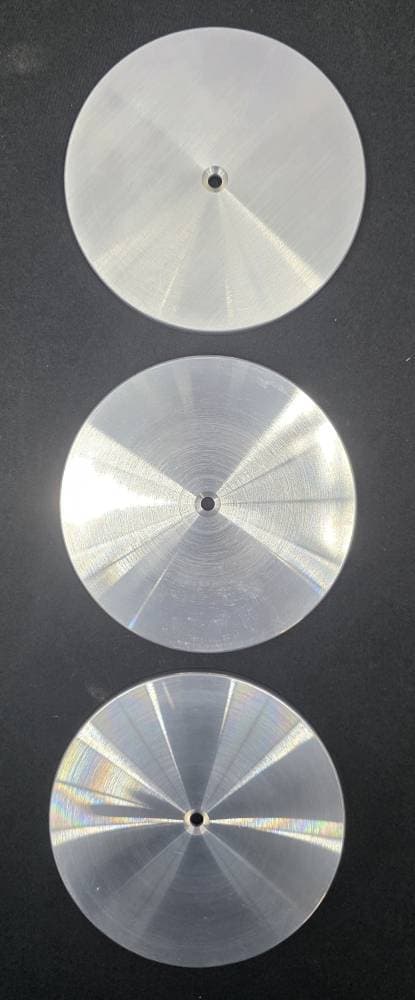 Tri-Power EFI Air Cleaner Lid Kit, Billet, Set of 3
