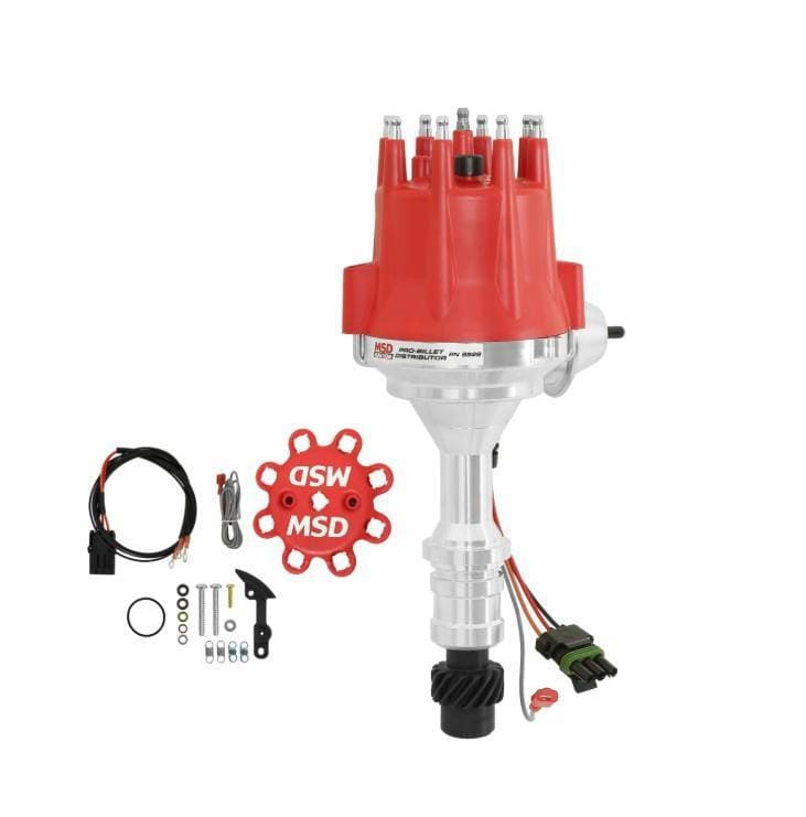 MSD Olds 403 (except SD) Ready To Run Street Pro Billet Dist w/ Built In Rev Limiter MSD-8529